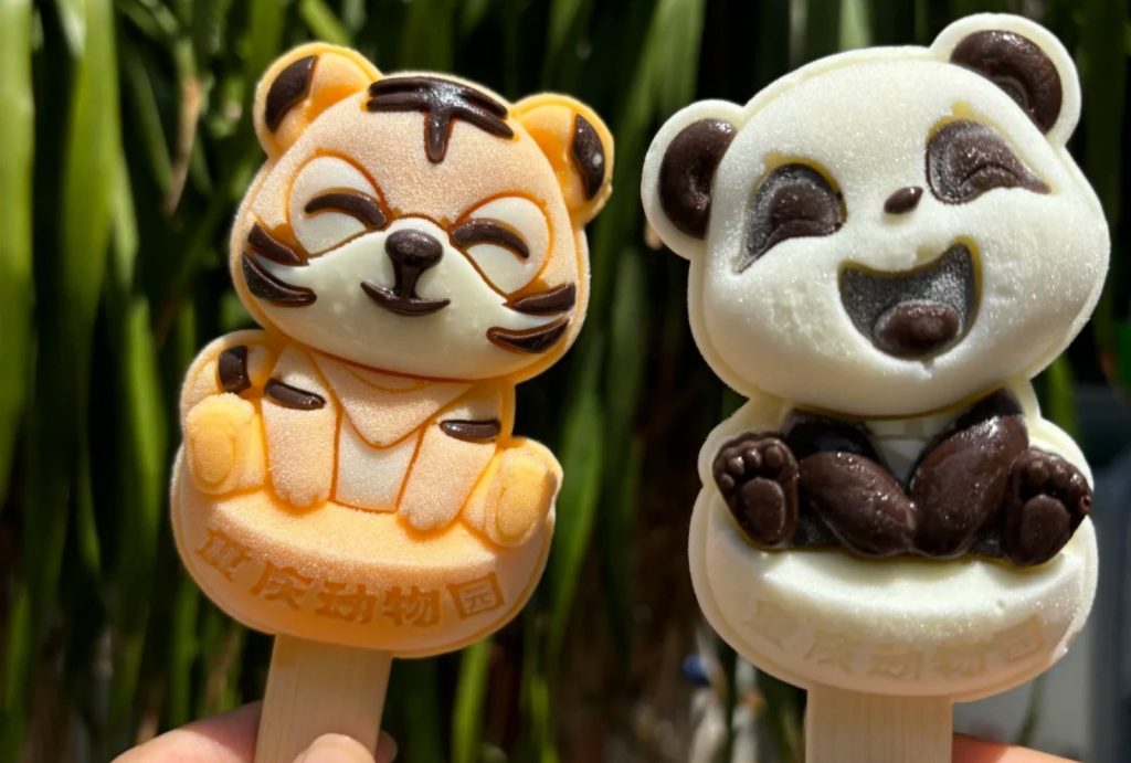 Creative Ice Cream in Chongqing Zoo
