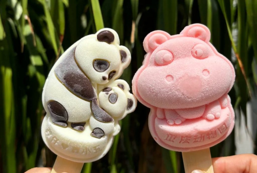 Creative Ice Cream in Chongqing Zoo