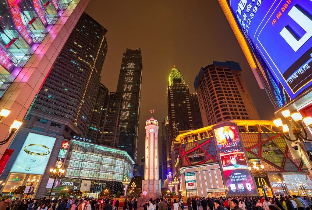 Night View of Liberation Monument