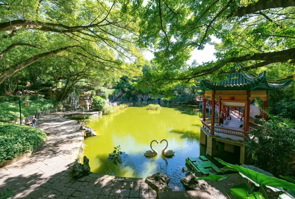 The Scenery of Eling Park