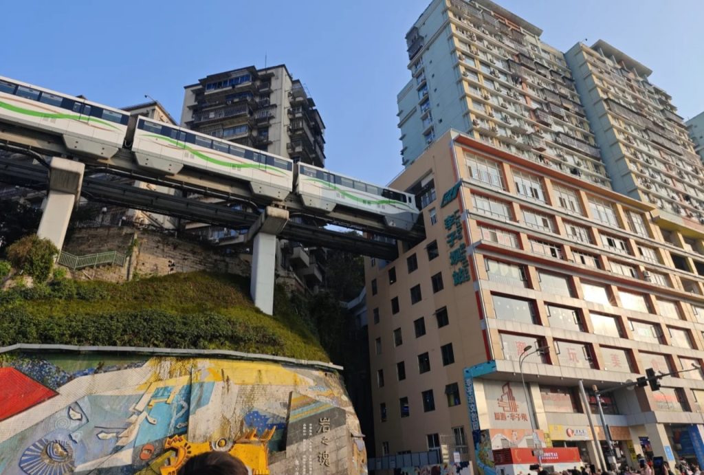 The Liziba Metro Station Built Through an Apartment Building