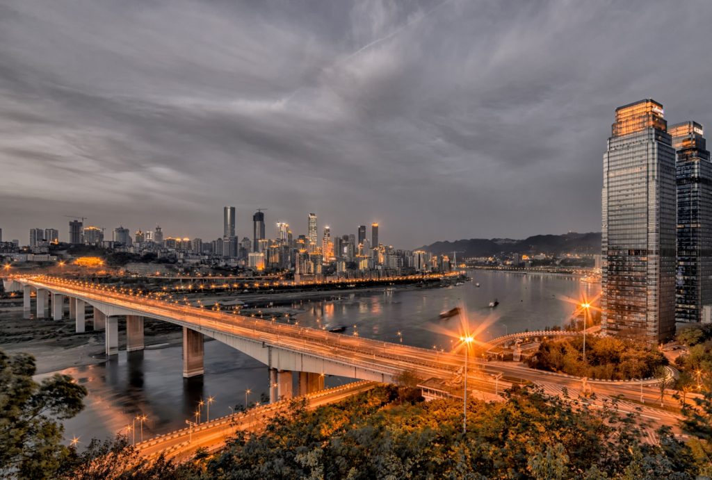 Chongqing Yangtze River Bridge Lighting