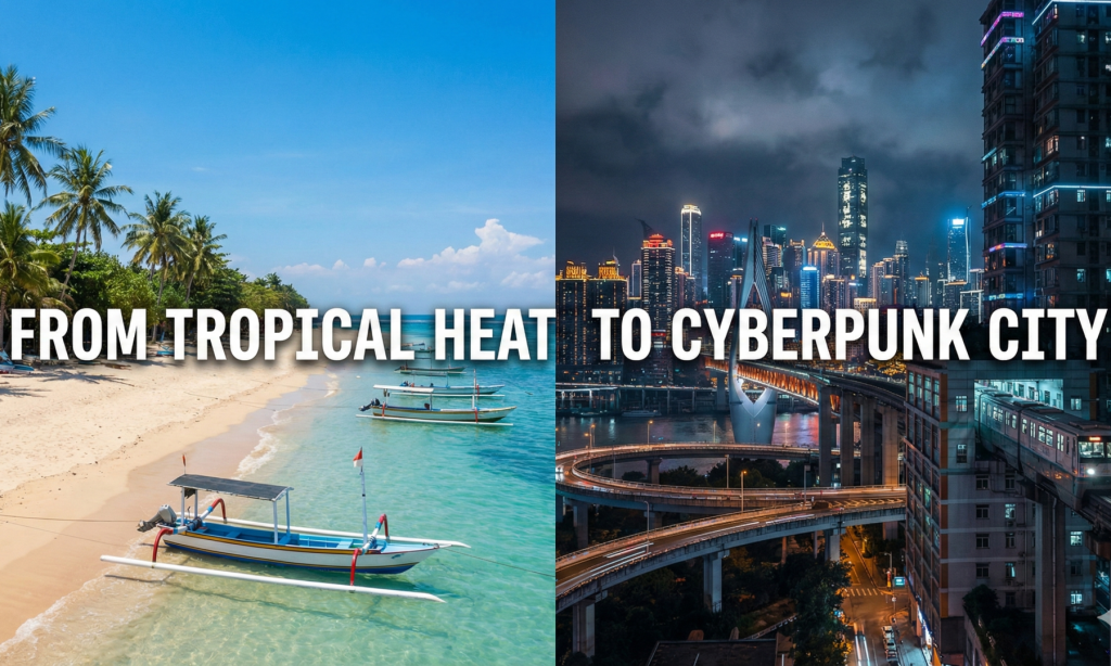 From Tropical Heat to Cyberpunk City