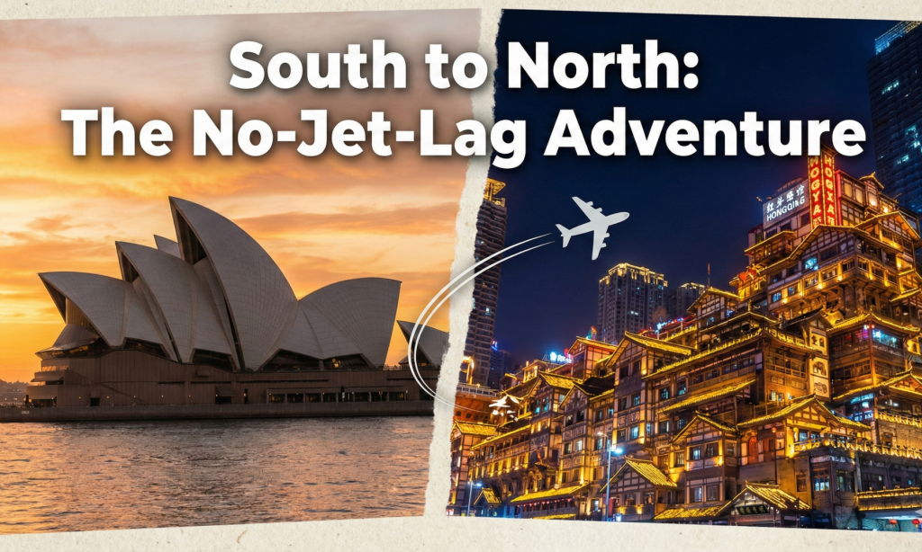 South to North, The No-Jet-Lag Adventure