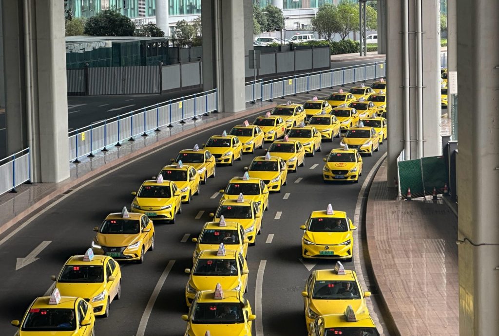 Taxis at Chongqing Jiangbei Airport