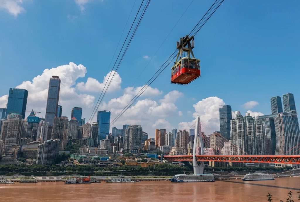 Yangtze River Cableway Daytime