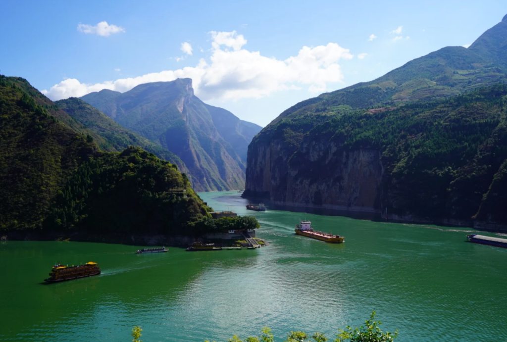 Scenery of Qutang Gorge