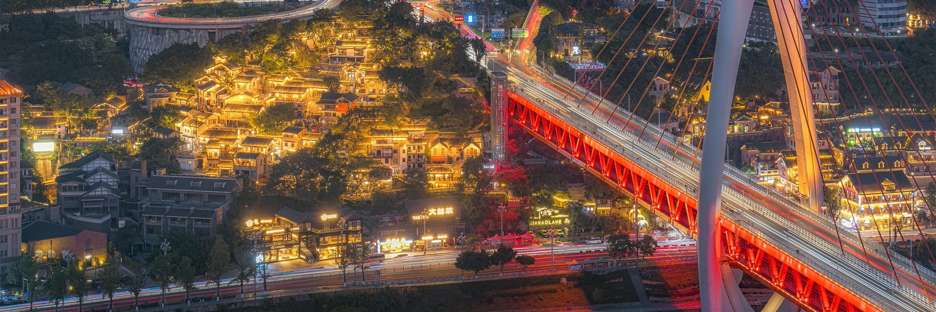 Chongqing nightview banner
