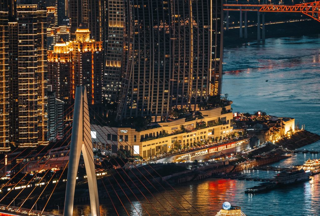 Chongqing nightview from 5. Nanshan One Tree Viewing Platform