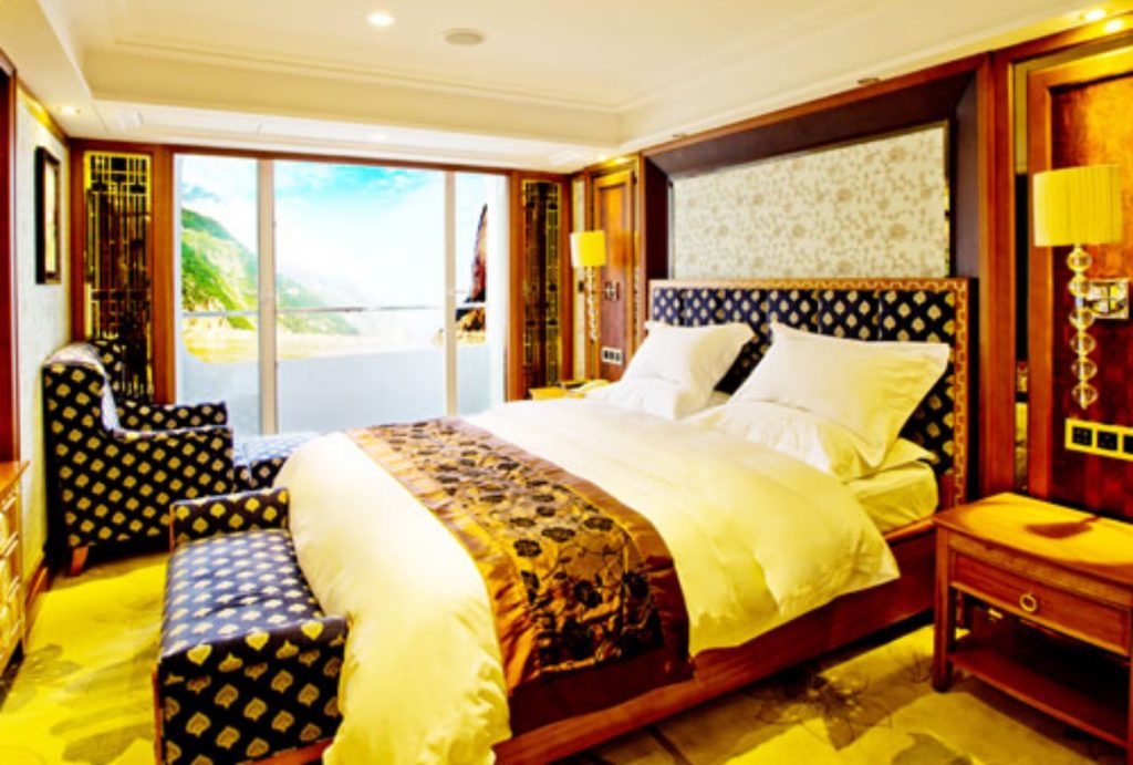Stylish accommodation of the President Cruises