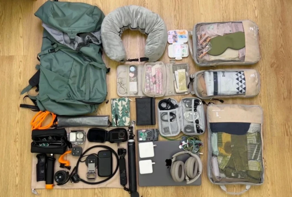 Travel pack checklist