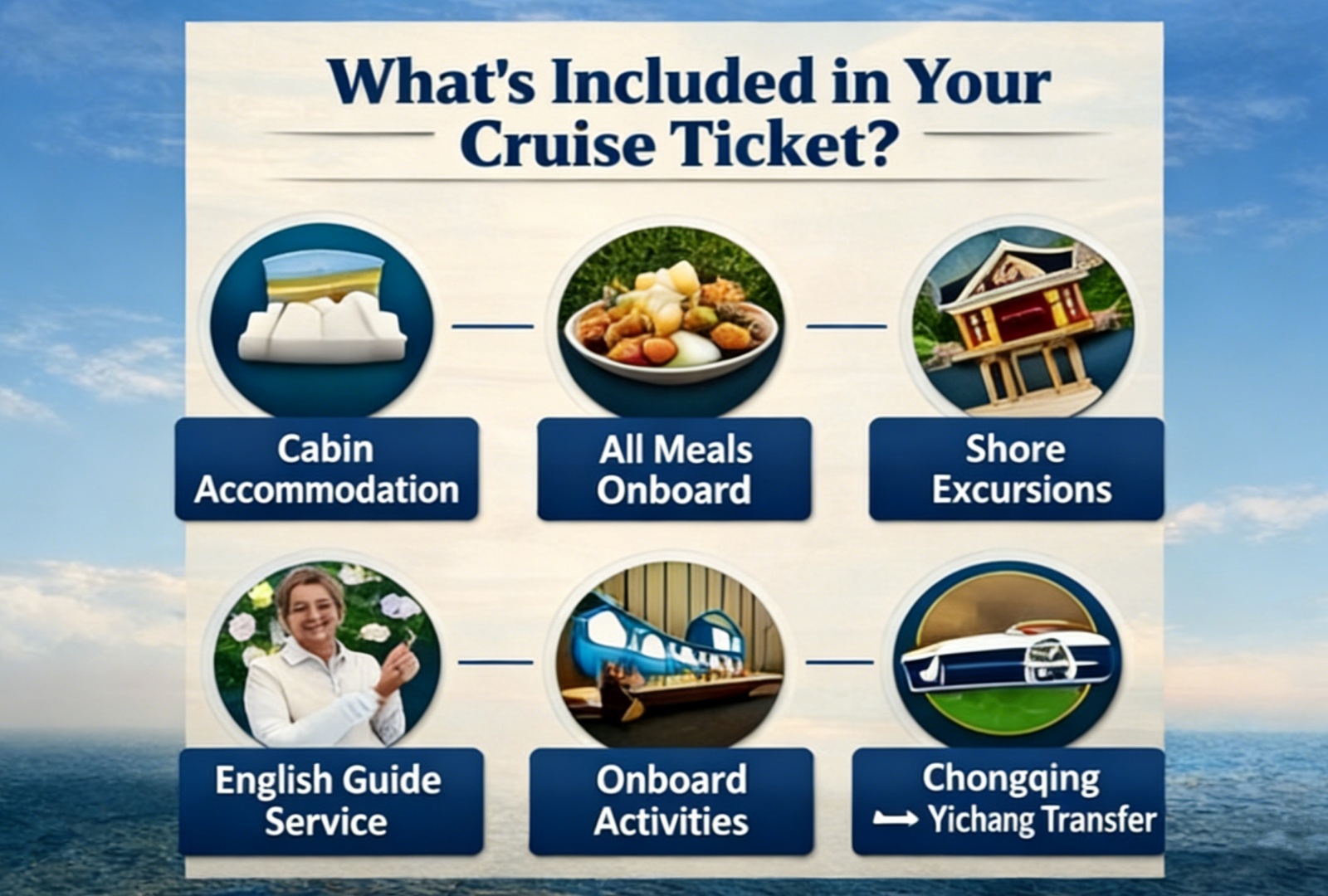 What's included in your cruise ticket