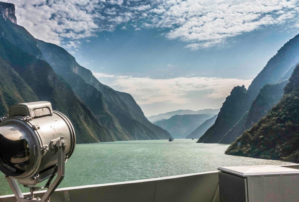 Yangtze River Cruise sailing through the Three Gorges