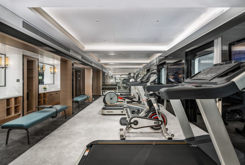 Fitness center on Century Voyage