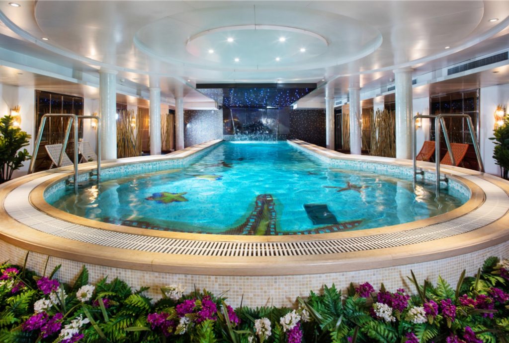 Indoor swimming pool on Century Legend