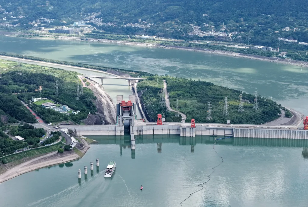 The ship lift of the Three Gorges Dam