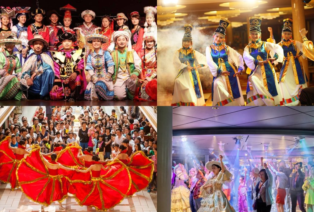 different themed performances and shows