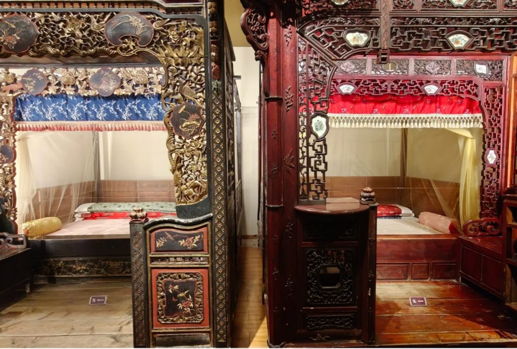 Ming & Qing Bed Furniture inside Bayu Folk Custom Museum